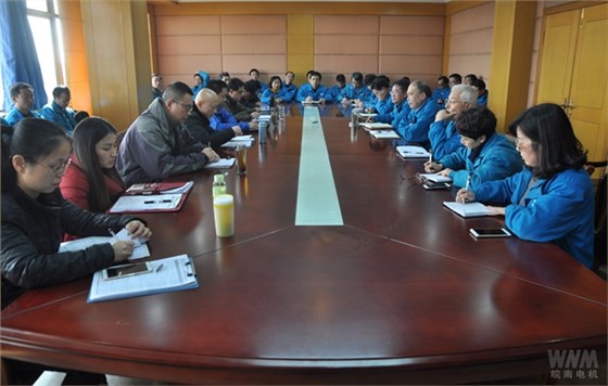 2016年皖南電機一體化管理體系外審總結(jié)會 2016年皖南電機一體化管理體系外審總結(jié)會