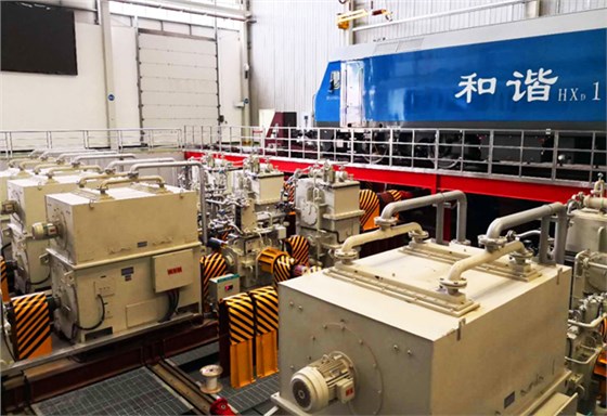 皖南電機為中國鐵路總公司和諧號機車設(shè)計制造的專用試驗臺架 皖南電機為中國鐵路總公司和諧號機車設(shè)計制造的專用試驗臺架