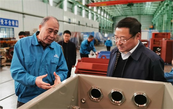 宣城市人大主任楊業(yè)峰來皖南電機調(diào)研 宣城市人大主任楊業(yè)峰來皖南電機調(diào)研