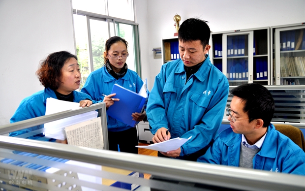 皖南電機(jī)內(nèi)審人員在部門(mén)審核 皖南電機(jī)內(nèi)審人員在部門(mén)審核